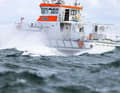 Le "Nis Randers" est stationné dans le port de l'île de Prerow. Auparavant, il était amarré dans le port de secours de Darßer Ort.