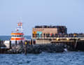 Le port de l'île de Prerow a été planifié en étroite concertation avec la DGzRS. Très tôt, un poste d'amarrage a été prévu pour un croiseur de sauvetage et pour les personnes victimes d'une avarie.