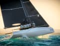 Pocket-Rocket to take off: The ClubSwan 28 is designed purely as a sports device. According to the class rules, however, hiking is only permitted to a limited extent.