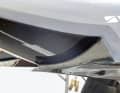 The trailing edge of the fuselage. Its shape resembles that of a seaplane.