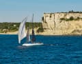 Gotland ha il maggior numero di ore di sole del Paese. L'isola calcarea offre condizioni ideali per i velisti.