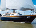 Der Halbtonner „Naja“ wurde auf der Whisstock’s Boatyard im englischen Woodbridge gebaut.