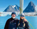 Lovers of adventure: Swiss sailors Adriano Viganò and Marisa Lankester.