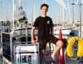 The 19-year-old wants to become the youngest German-speaking sailor to circumnavigate the world single-handed.
