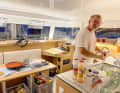 Whether it's cooking, washing up or shopping: despite being on holiday, there are still some tedious chores to do.