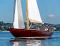 The 100-square-metre cruiser was built by Abeking & Rasmussen in 1935.