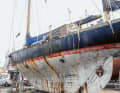 Lange wartete die verfallende Yacht auf einen neuen Eigner, ...