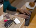Don't wait until you get to the car to realise that your keys are still on board with the Tile Pro key fob.