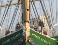 View of the forecastle with the Elbphilharmonie in the background.