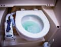 Loved and hated: the on-board WC. As often as you are grateful to be able to use it, you curse just as often when it is blocked.