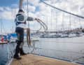 Like Lucky Luke with the lasso, sailors should be able to handle the mooring line. However, misses are always part of the game.