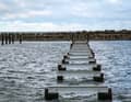 Some footbridges were unrecognisable after the floods