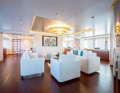 High interior spaces can be found on board.