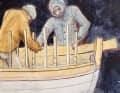 La chaloupe du "Grafton" est agrandie afin de la rendre apte à la navigation en haute mer.  La traversée des eaux tumultueuses du Pacifique Sud dure cinq jours et cinq nuits.