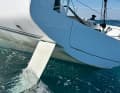 For optimum performance. Steps at the rear for guiding the rudder blades.