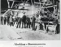 Personnel d'Abeking & Rasmussen en 1908. Le chantier naval n'a qu'un an et a déjà de grosses commandes - et les capacités pour les honorer.
