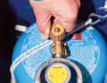 The box for the gas cylinder must be vented.