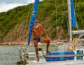 Wolfgang "Gangerl" Clemens (83): The Bavarian sold his company in 1987, got out and has been travelling the most remote corners of the world under sail with his yachts "Bavaria" I and II ever since. The film "Ausgsting" is now about this.