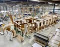 Craftsmanship: The interior is created on site, piece by piece.