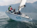 The shape of the stern with the strongly drawn-in waterline is typical of Polli's design.