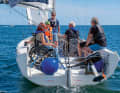 With the wheelchair directly onto the boat - an easy opportunity for those interested to get a taste of sailing.