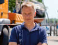 Nico Bilzinger works in his company H. D. Wrede Bootstransporte as a "one man show".