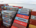 The stacking heights of modern container ships increase the susceptibility to wind and the influence of rolling movements on the container cargo.