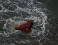 It is worse if they float just below the surface of the water.