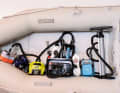 Nothing works without air: the right pump should be on board.