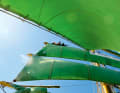Sailors with vision: Lilly, Patrick and Sören (from left) in the rig of the "Alex".
