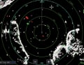 Les radars dotés de la fonction Doppler marquent les cibles qui s'approchent ou s'éloignent en les colorant.