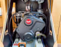 Jeanneau Sun Odyssey 380: Plenty of space for inspection and maintenance. Plus a tidy assembly.
