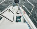 Der Segelstauraum bietet viel Platz, auch für den Gennaker.