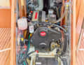 Bavaria C38: Geräumigster Motorenraum im Vergleich. Die Maschine ist sehr gut erreichbar.
