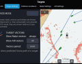 Here is an example of the configuration of the displayed course vector of AIS targets on an Axiom display. A time projection of six minutes was set.
