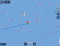 In darkness or uncertain weather, a combined overlay of radar and AIS is helpful in order to be able to precisely assign the displayed radar echoes to the surrounding ships.