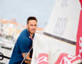 Felix Oberle durante il suo "Big Bounce".