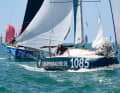 Mini sailor Lenz at the Pornichet Select, which he finished in tenth place.