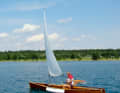 Vochezer once took his first steps towards building sailing boats with a sailing canoe.