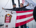 Boris Herrmann und Pierre Casiraghi haben Team Malizia 2016 gemeinsam gegründet. Der Freund und Wegbegleiter war wie auch Prinz Albert II. nach Les Sables-d'Olonne gekommen, um Boris Herrmann persönlich ein gutes Rennen zu wünschen.