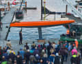 The Woy 26 immediately before launching