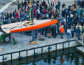 Numerous guests came to watch the launch