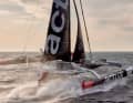 Dieses Boot hat 2017 mit Skipper François Gabart den bestehenden Rekord für Weltumsegelungen aufgestellt und nimmt jetzt mit Skipper Anthony Marchand an der Premiere der Arkea Ultim Challenge - Brest teil