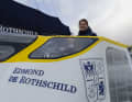 Charles Caudrelier auf der Gitana-Gigantin "Maxi Edmond de Rothschild