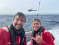 Hier die beiden Wegbegleiter beim gemeinsamen Einsatz auf "Malizia – Seaexplorer".
