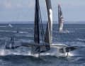 Charles Caudreliers "Maxi Edmond de Rothschild" führte das Feld nach knapp 20 Stunden an
