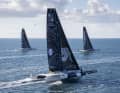 Gitanas "Maxi Edmond de Rothschild" beim Start am 7. Januar vor Brest