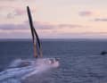 "Maxi Edmond de Rothschild" storms towards the finish line off Brest