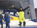 Happy winner Charles Caudrelier