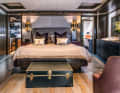 Below deck: The VIP cabin shows luggage ...